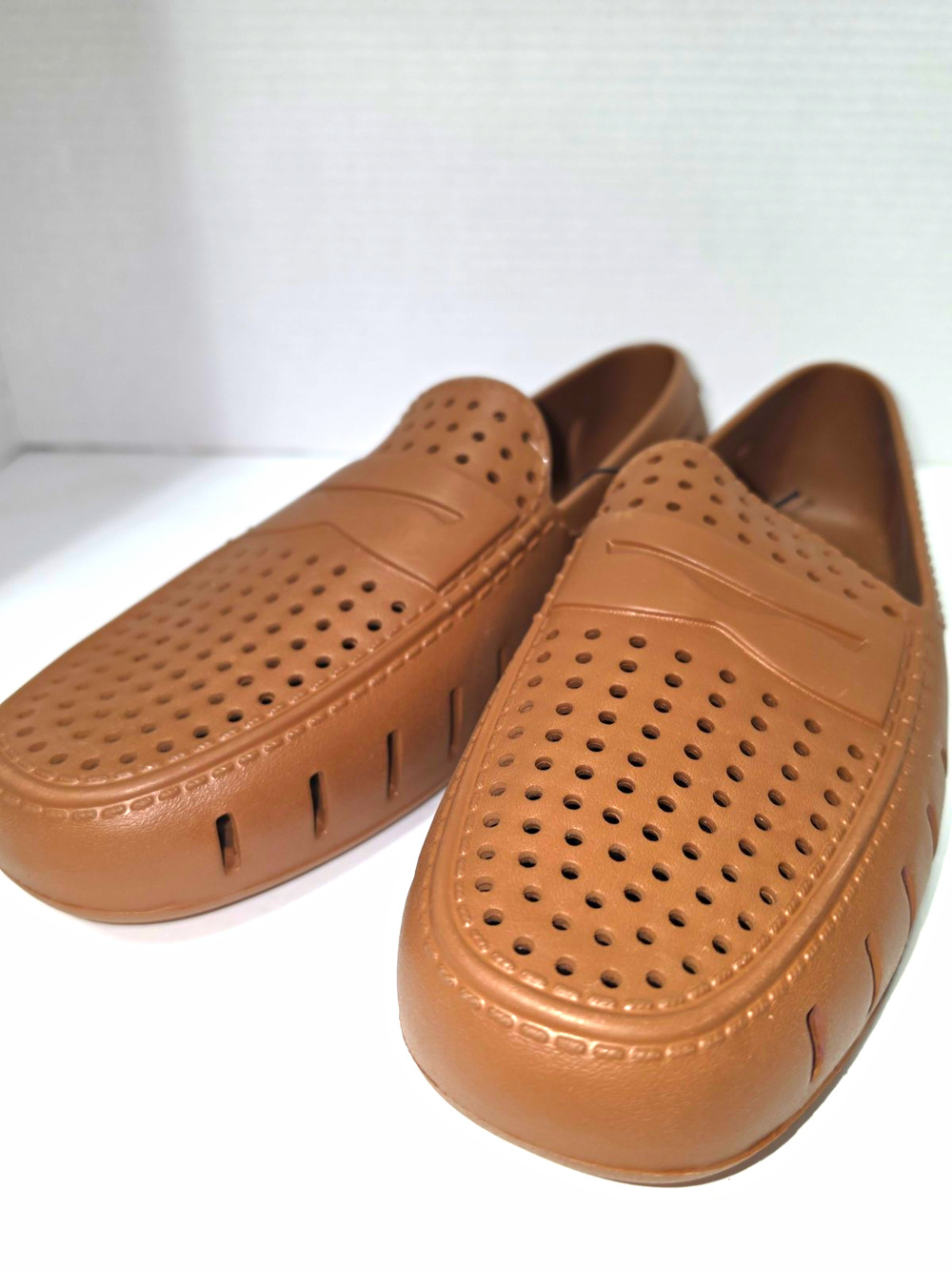 FLOAFERS Country Club-4 Men’s Brown Slip-On Loafer Foam Upper US 13 EU 46